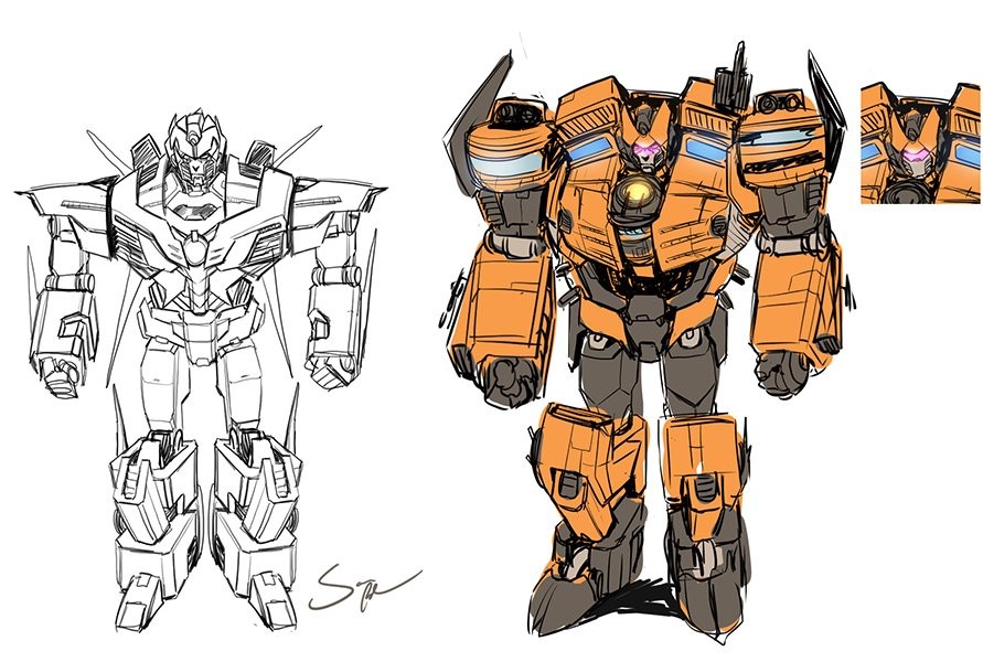 Transformers News: Concept Art for Titan Vigilem in IDW Transformers: Till All Are One, By Pitre Durocher
