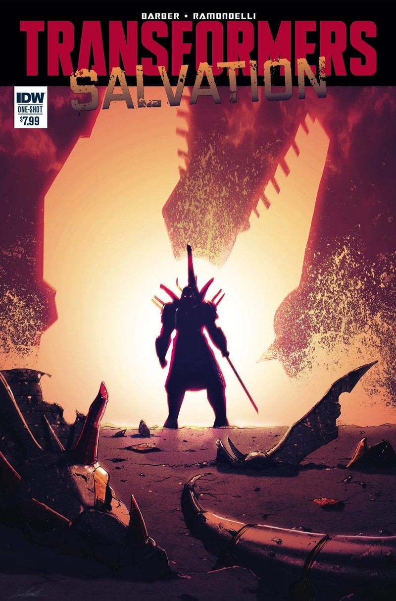 Transformers News: Variant Cover for IDW Transformers: Salvation One-Shot by Jeffrey Veregge