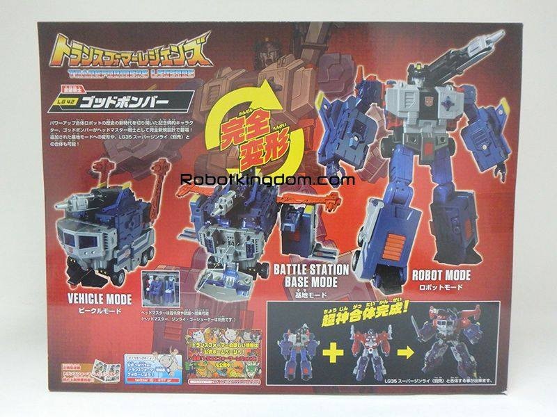 Transformers News: In-Package Images of Takara Tomy Transformers Legends LG-42 Godbomber
