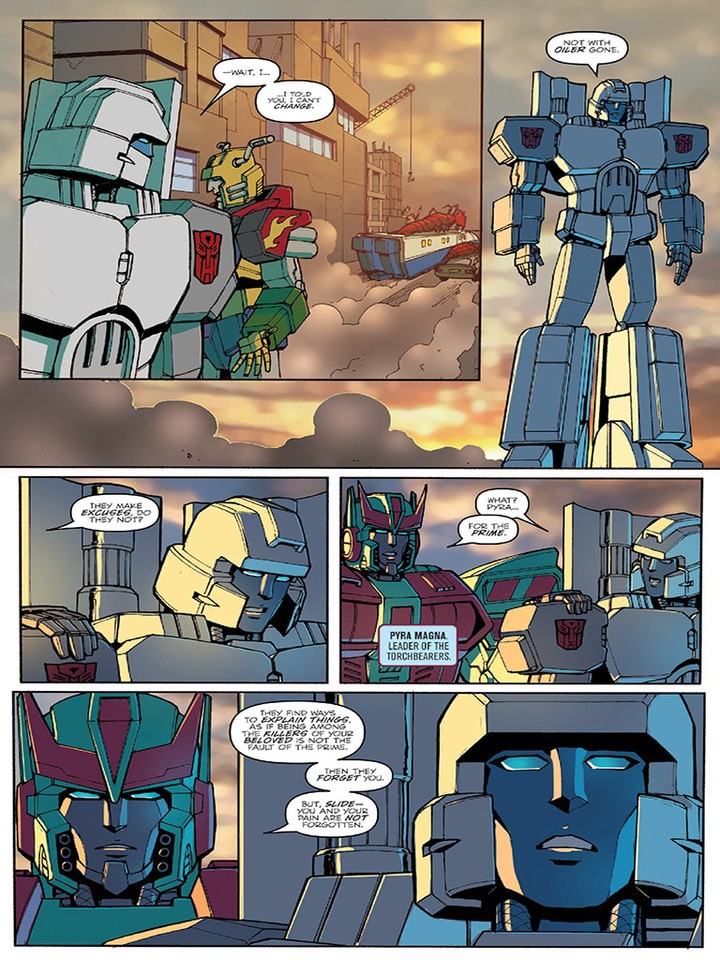 Transformers News: iTunes Preview of IDW Optimus Prime #8