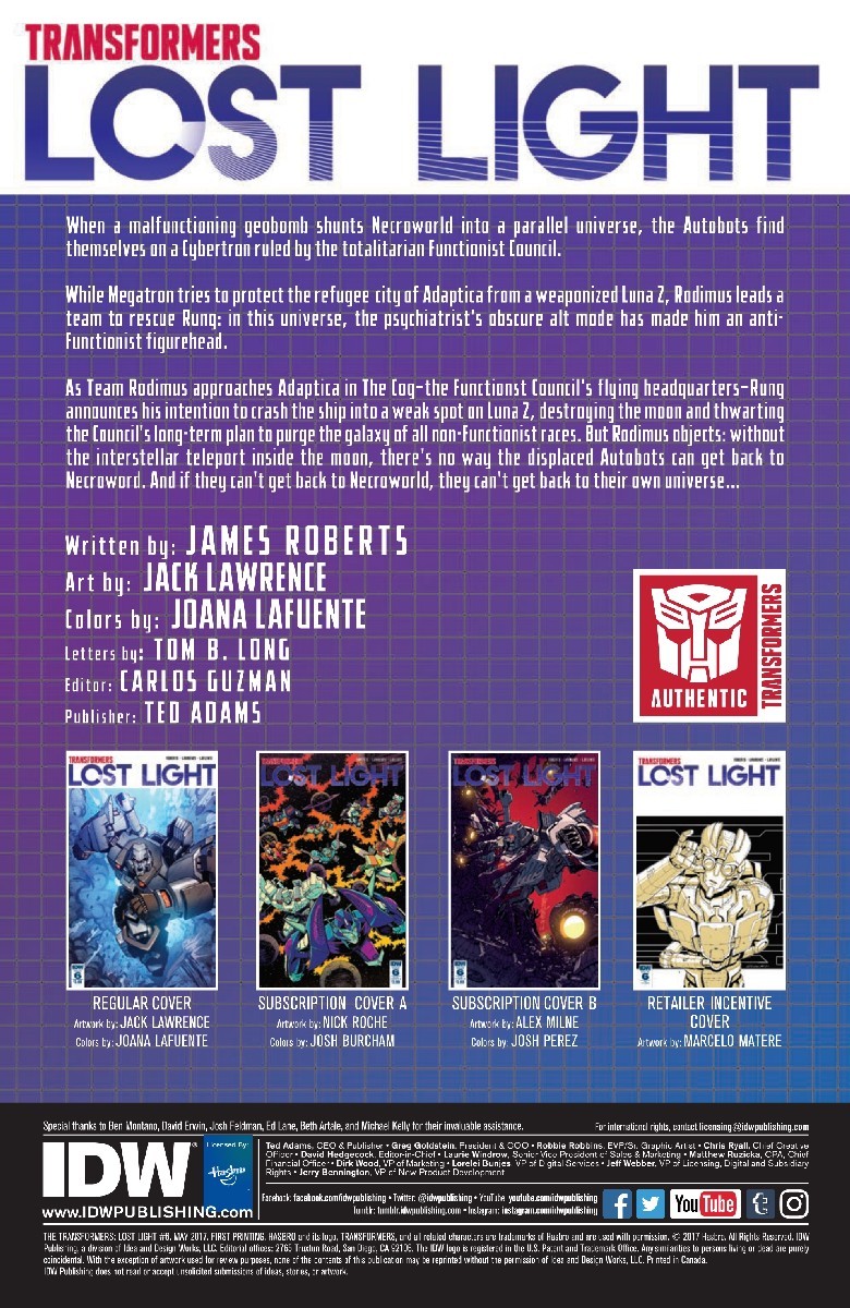 Transformers News: Full Preview of IDW Transformers: Lost Light #6