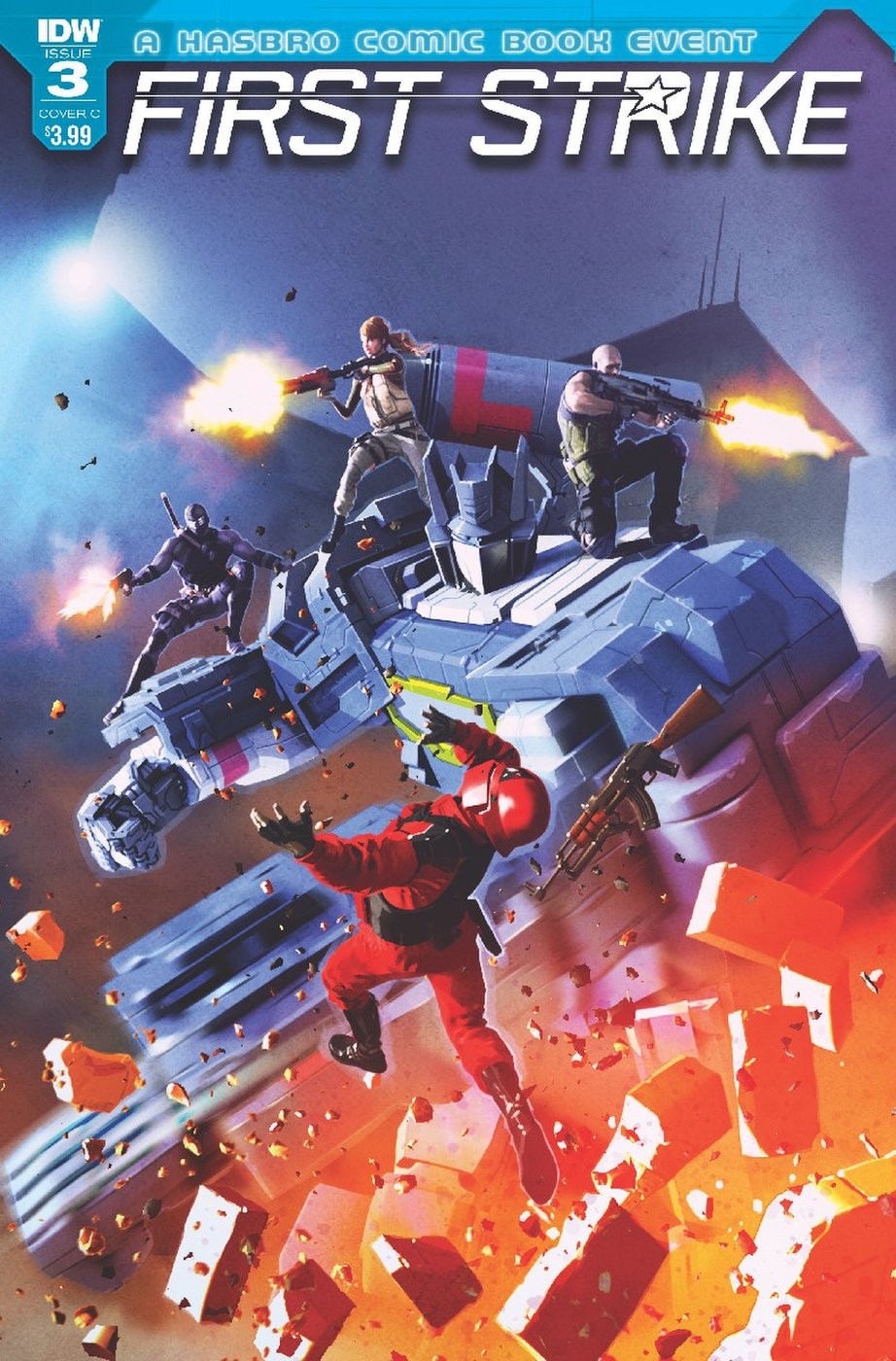 Transformers News: Variant Covers for IDW Hasbro Universe First Strike #3 and #4