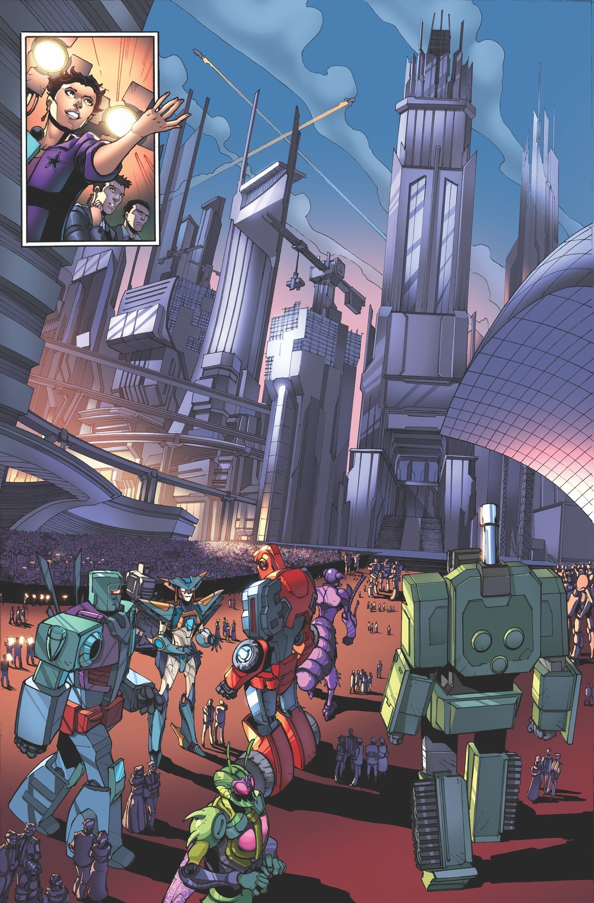 Transformers News: Unlettered Preview for IDW First Strike #1, Plus Writer Interview and More Covers