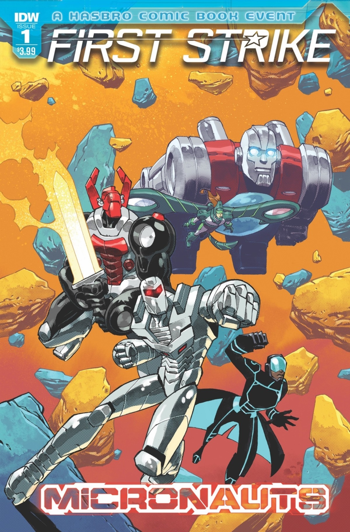 Transformers News: Unlettered Preview for IDW First Strike #1, Plus Writer Interview and More Covers