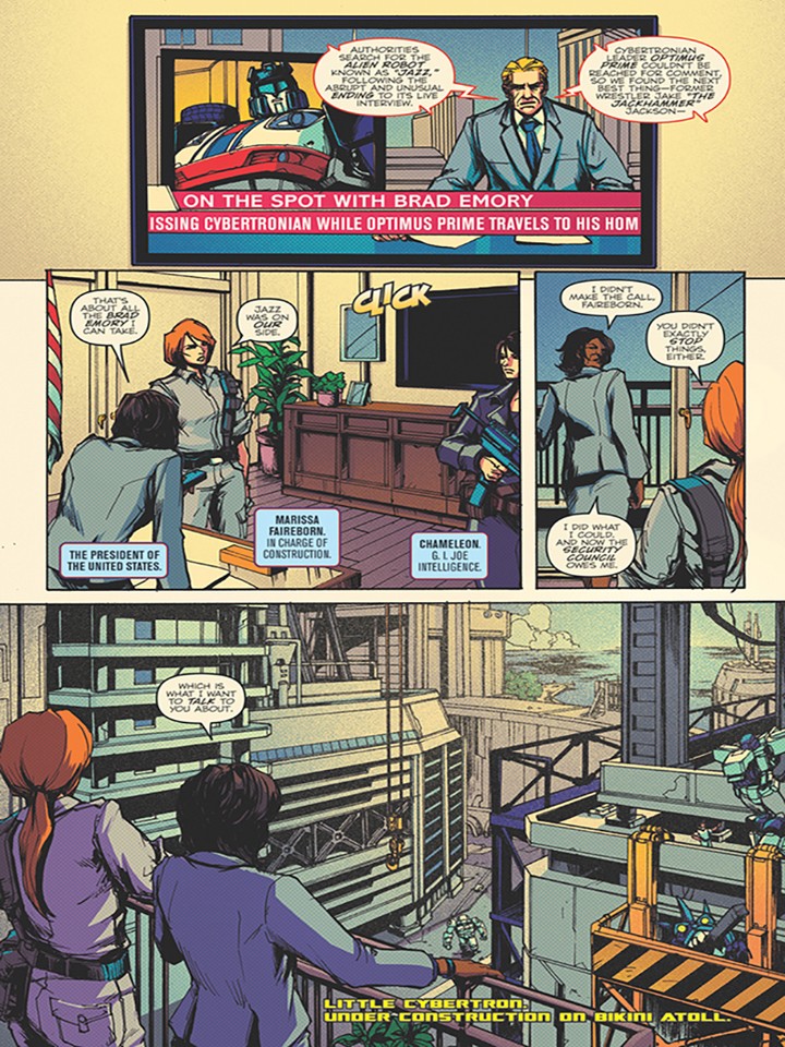 Transformers News: iTunes Preview of IDW Optimus Prime #9 #transformers