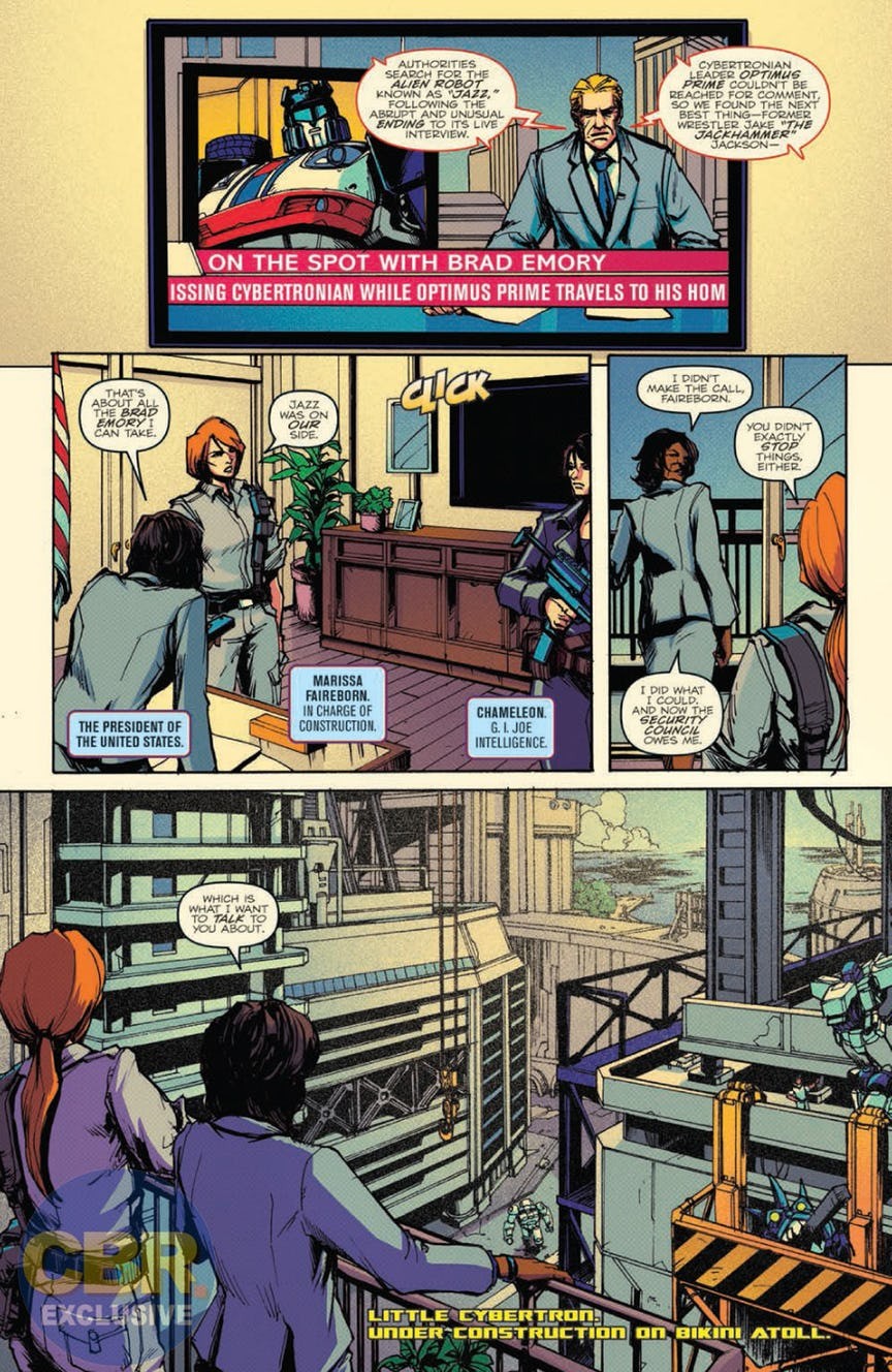 Transformers News: Full Preview of IDW Optimus Prime #9