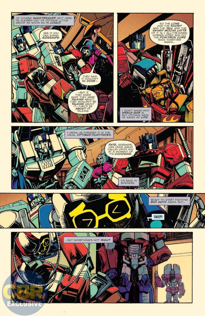 Transformers News: Full Preview of IDW Optimus Prime #9