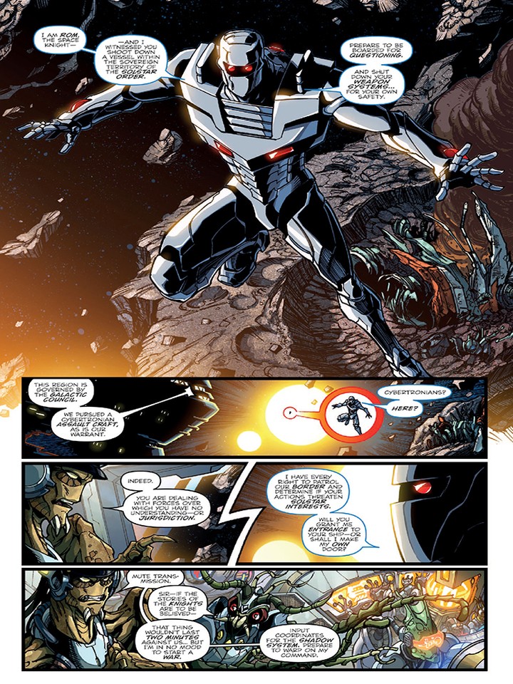 Transformers News: iTunes Preview for IDW Rom Vs. Transformers: Shining Armor