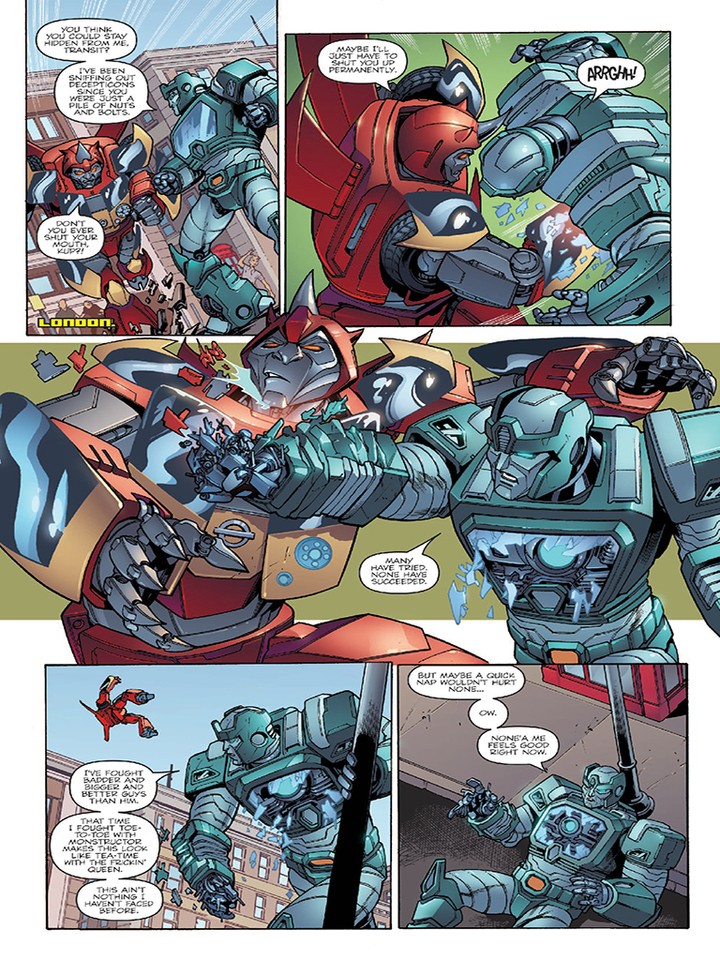 Transformers News: iTunes Preview of IDW Hasbro Heroes Sourcebook #2