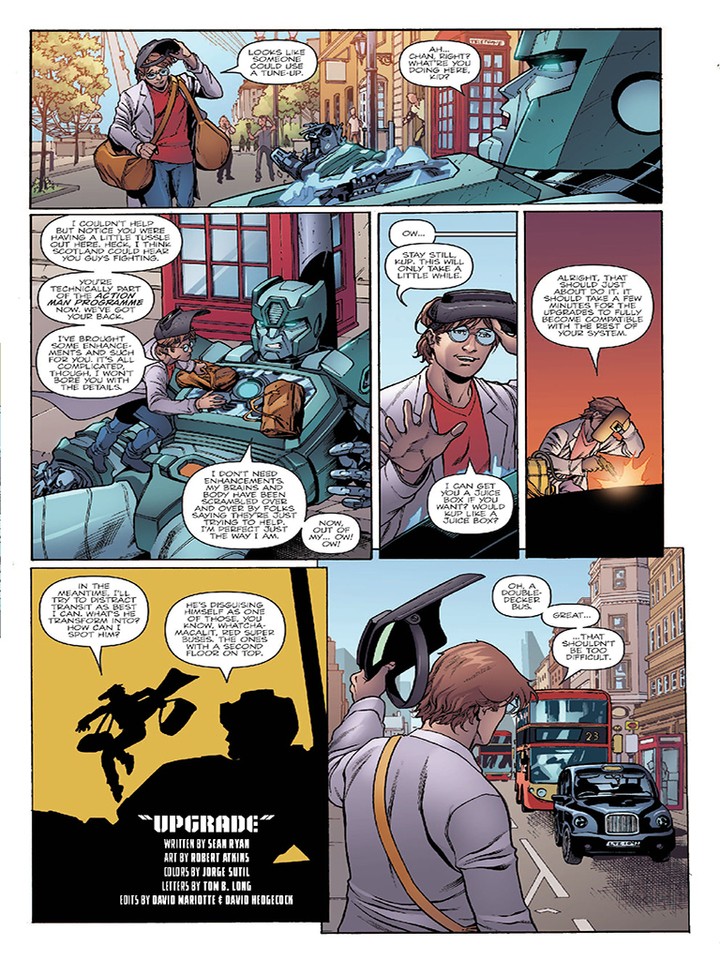 Transformers News: iTunes Preview of IDW Hasbro Heroes Sourcebook #2