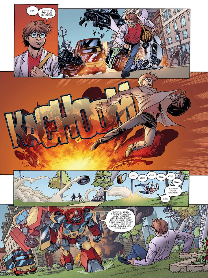 Transformers News: iTunes Preview of IDW Hasbro Heroes Sourcebook #2