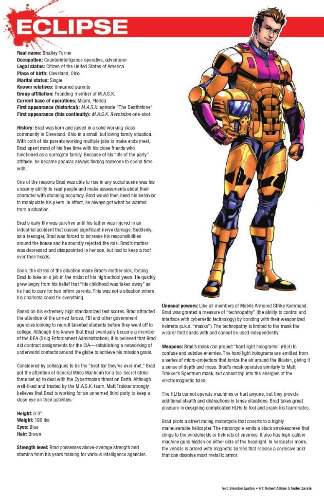 Transformers News: Previews for IDW Hasbro Heroes Sourcebook #2 and #3 Transformers News: Previews for IDW Hasbro Heroes Sourcebook #2 and #3