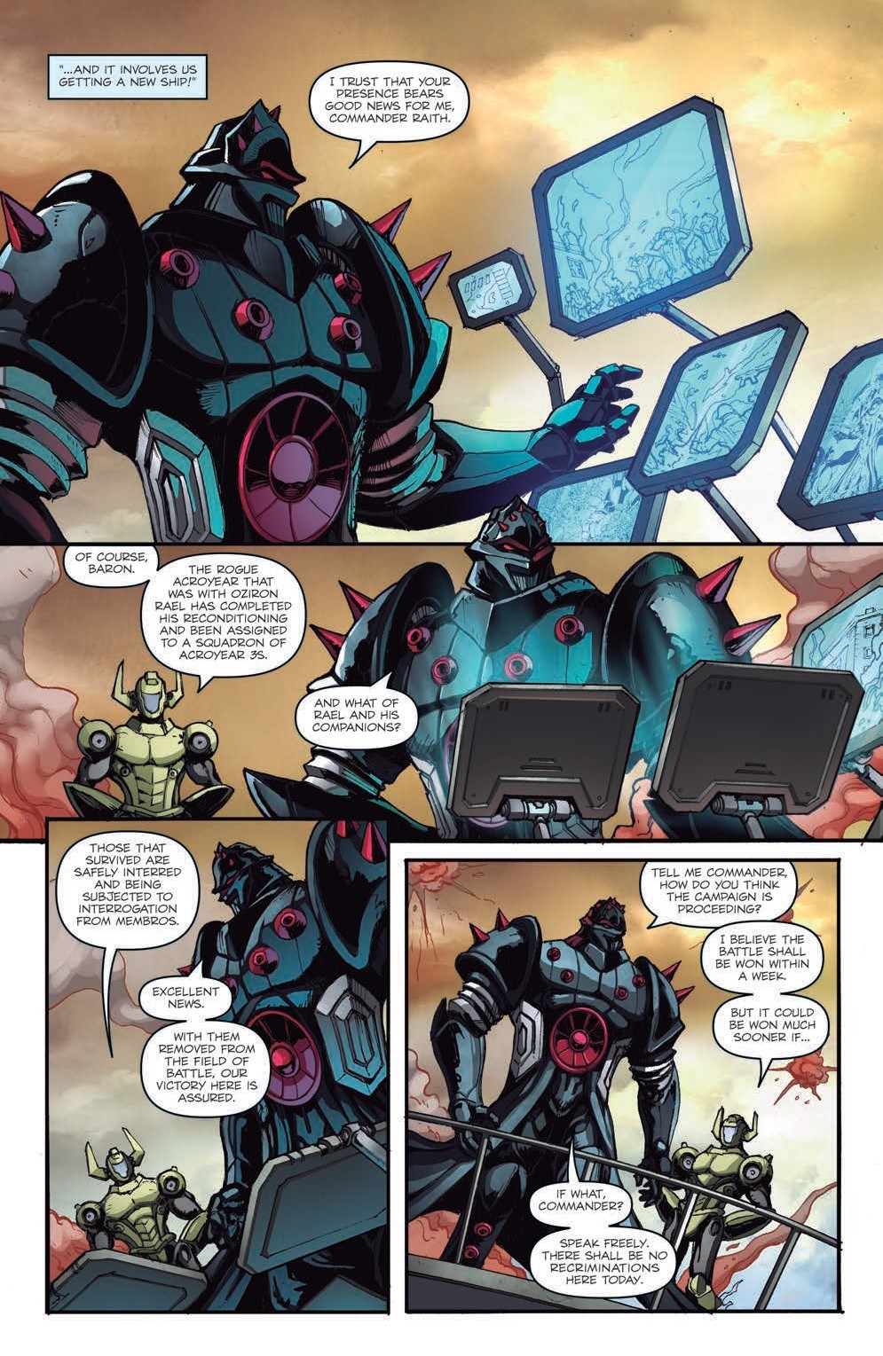Transformers News: IDW Hasbro Universe - Micronauts: Wrath of Karza #4 Five Page Preview