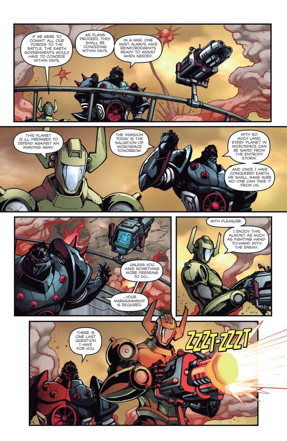Transformers News: IDW Hasbro Universe - Micronauts: Wrath of Karza #4 Five Page Preview