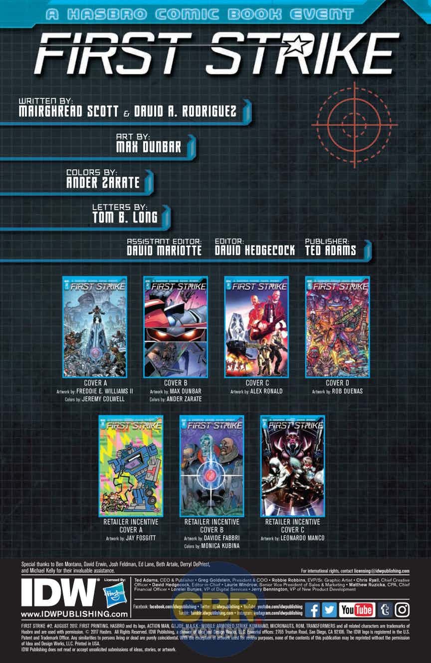 Transformers News: Full Preview for IDW First Strike #2 #HasbroFirstStrike Transformers News: Full Preview for IDW First Strike #2 #HasbroFirstStrike