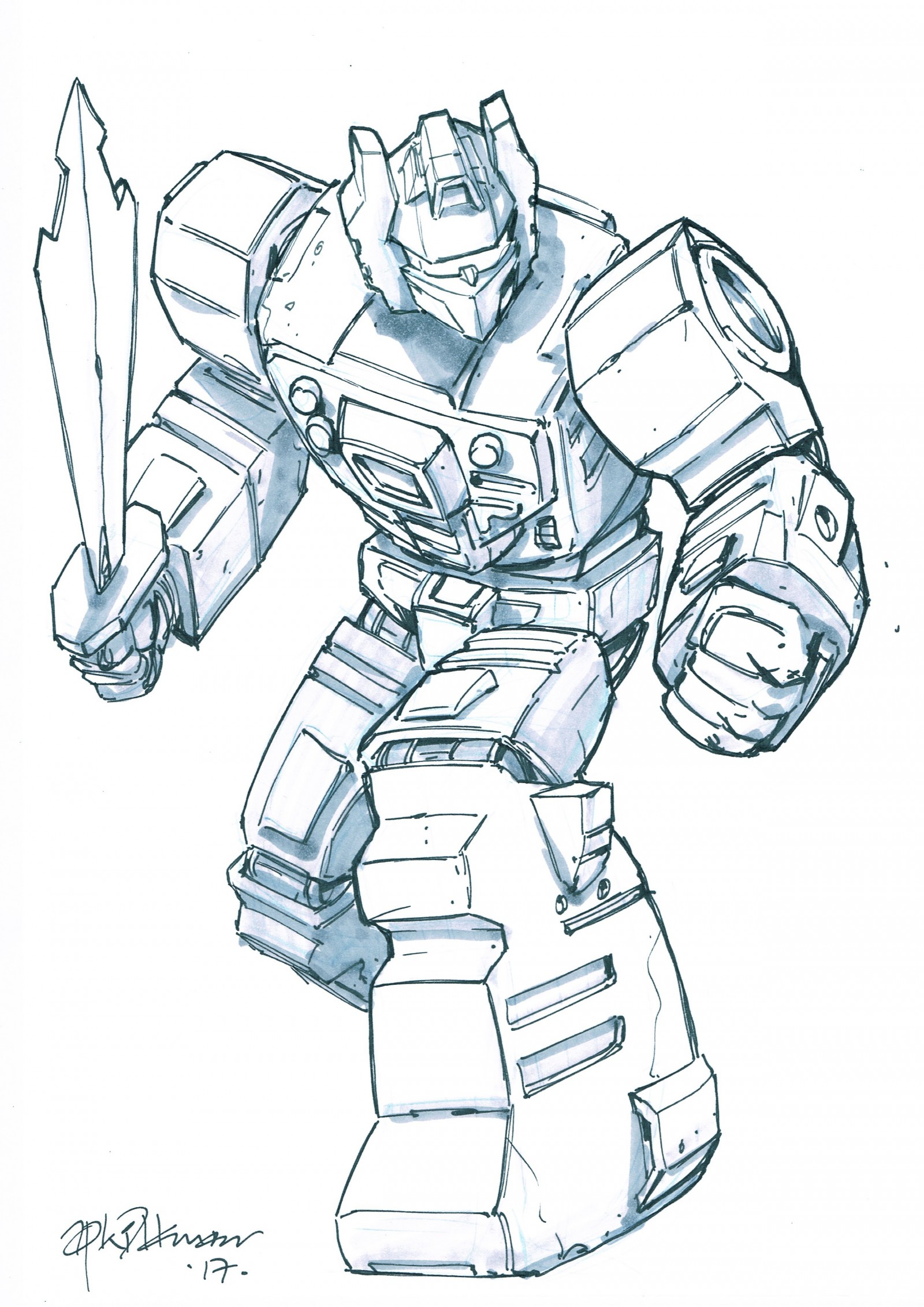 Transformers News: Andrew Wildman Transformers Sketchbooks