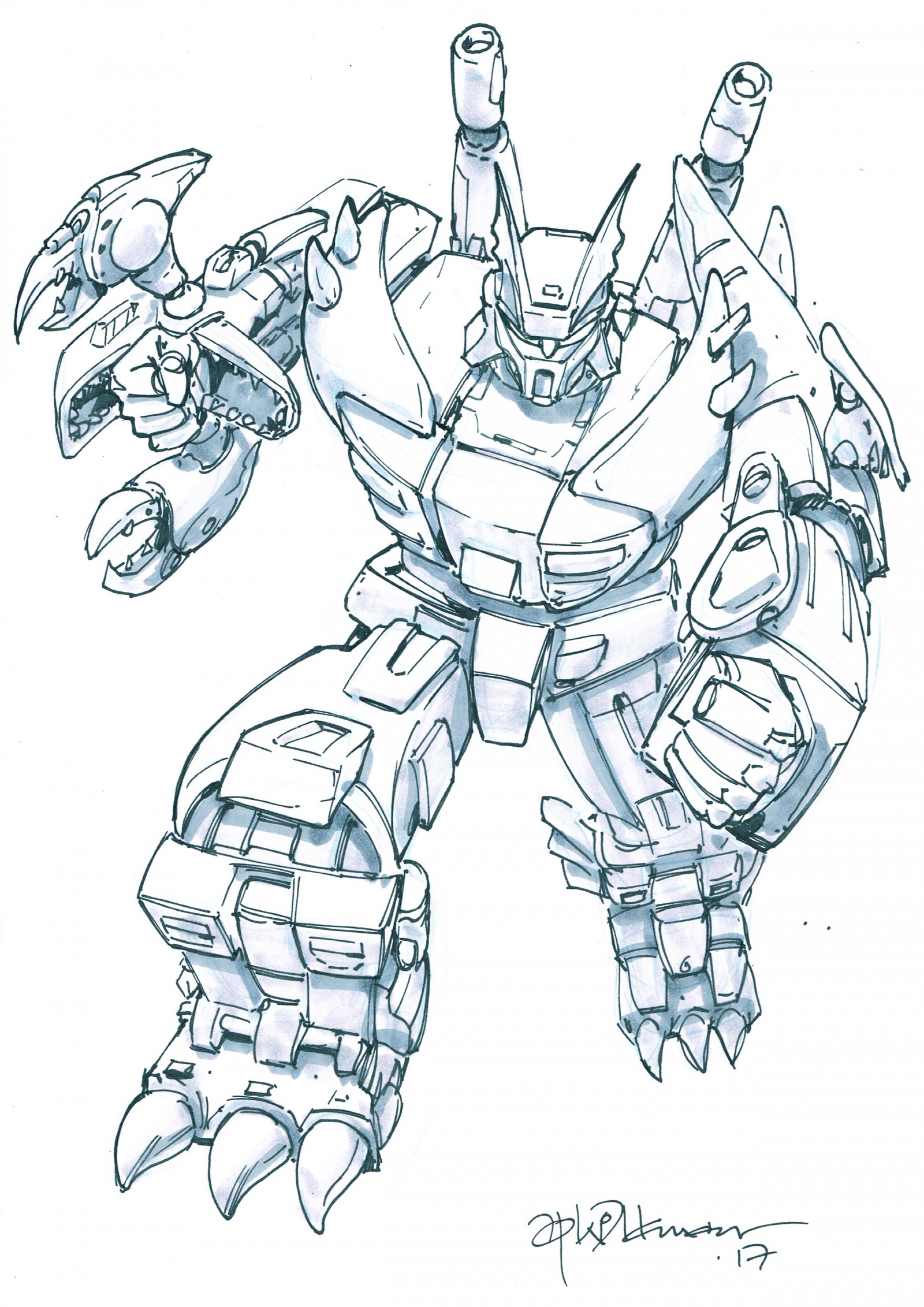 Transformers News: Andrew Wildman Transformers Sketchbooks