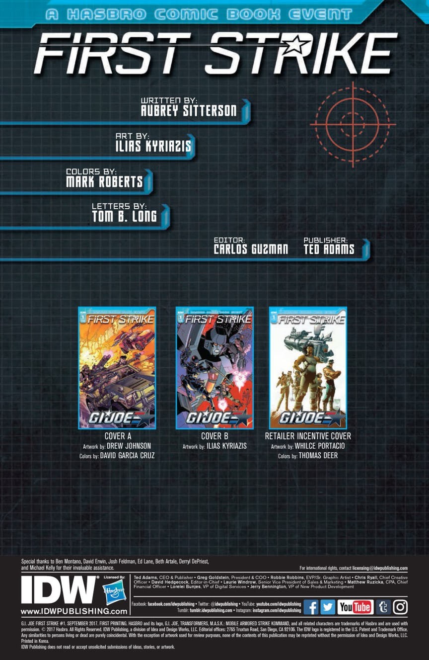 Transformers News: GI Joe First Strike Full Preview Transformers News: GI Joe First Strike Full Preview