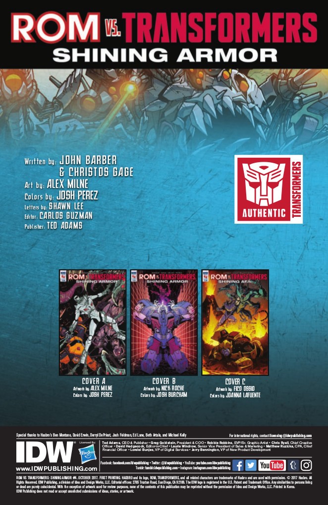 Transformers News: Full Preview of IDW Rom Vs. Transformers: Shining Armor #4