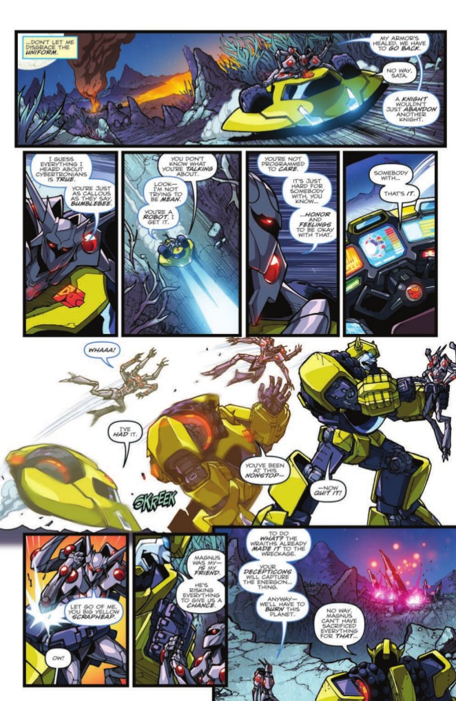 Transformers News: Full Preview of IDW Rom Vs. Transformers: Shining Armor #4