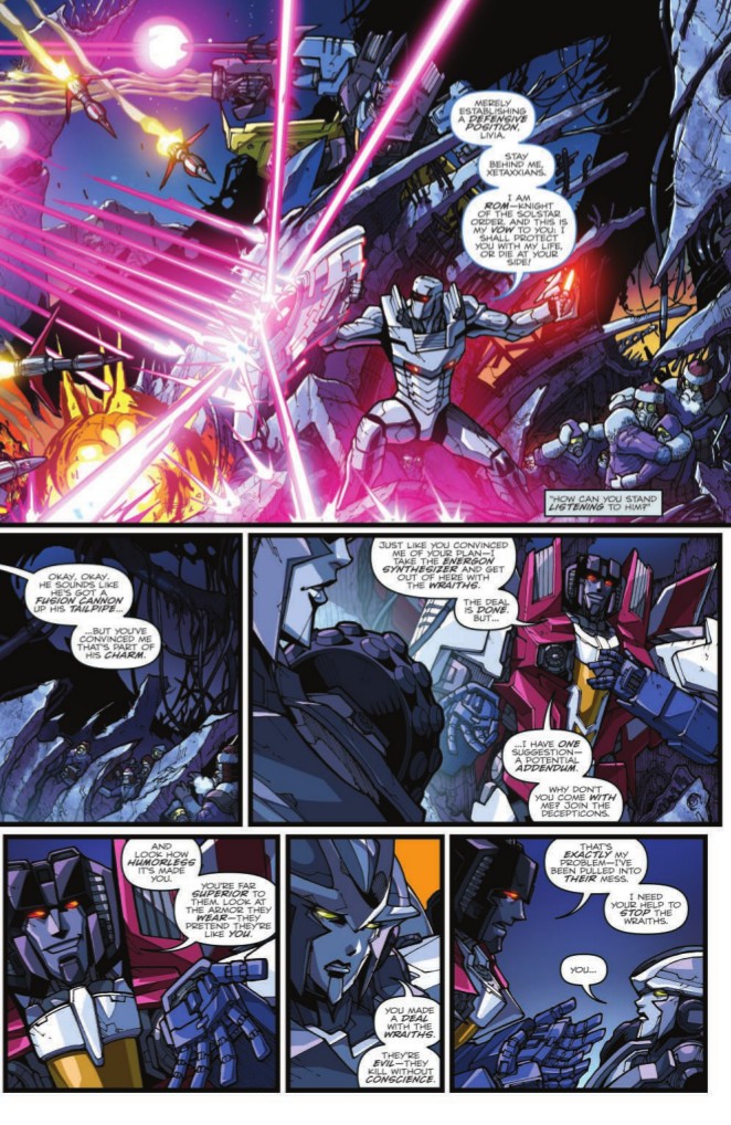 Transformers News: Full Preview of IDW Rom Vs. Transformers: Shining Armor #4