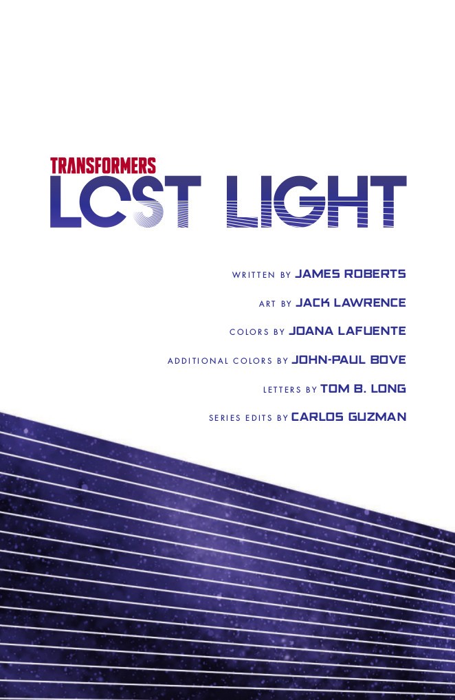 Transformers News: Preview for IDW Transformers: Lost Light Volume 1 TPB