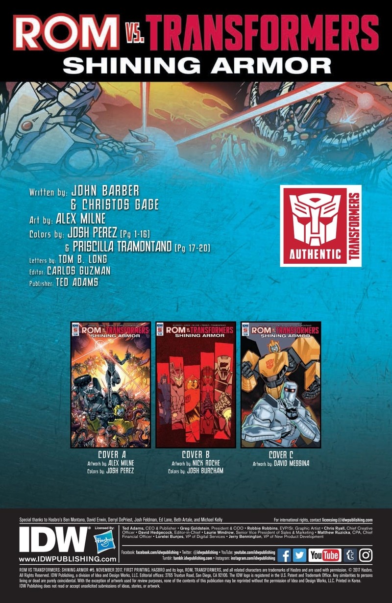 Transformers News: Full Preview for IDW Rom Vs. Transformers: Shining Armor #5