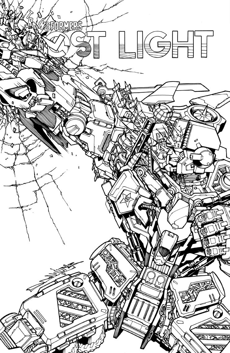 Transformers News: Variant Cover for IDW Transformers: Lost Light #12 by Milne / Perez