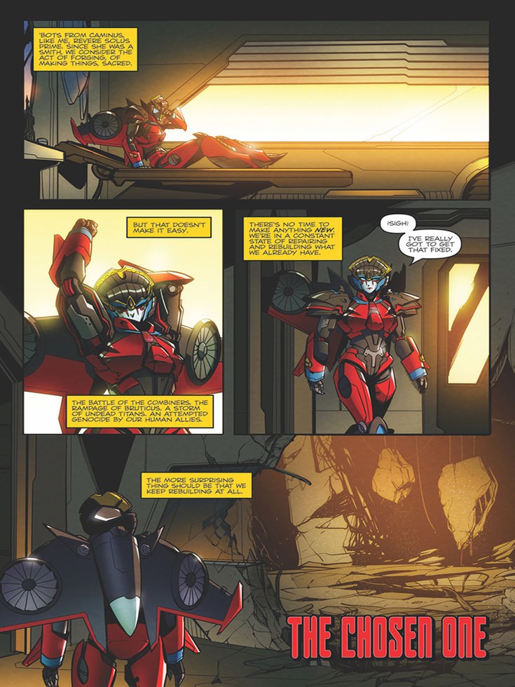 Transformers News: IDW Transformers: Till All Are One Annual iTunes Three Page Preview