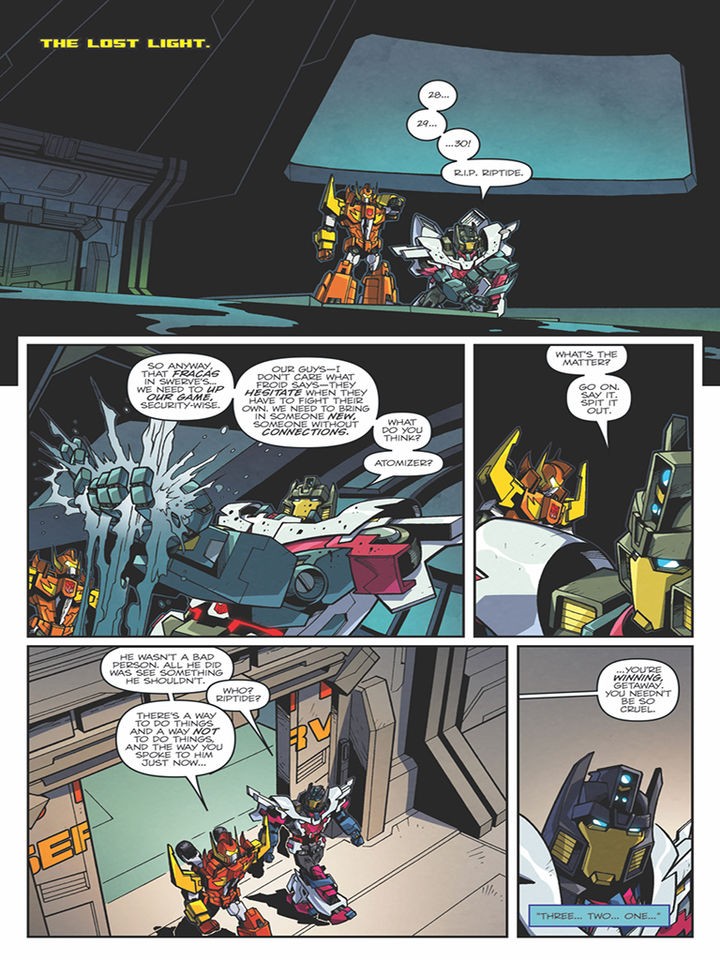 Transformers News: iTunes Preview for IDW Transformers: Lost Light #12
