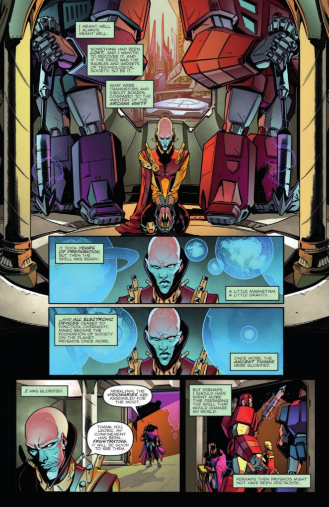 Transformers News: Preview for IDW Transformers vs The Visionaries #1