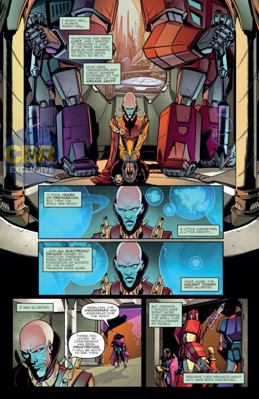 Transformers News: Full Preview for IDW Transformers vs The Visionaries #1