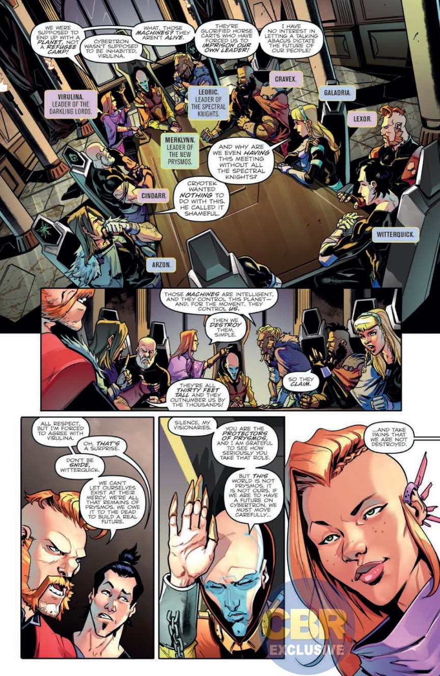 Transformers News: Full Preview for IDW Transformers vs The Visionaries #1