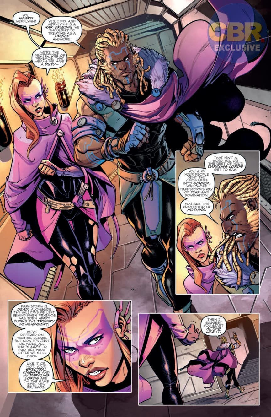 Transformers News: Full Preview for IDW Transformers vs The Visionaries #1