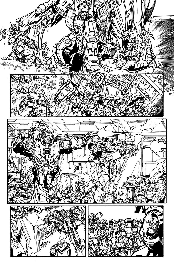 Transformers News: Variant Cover for IDW Transformers: Lost Light #14 by Cahill / Bennett, plus Milne Lineart for #13