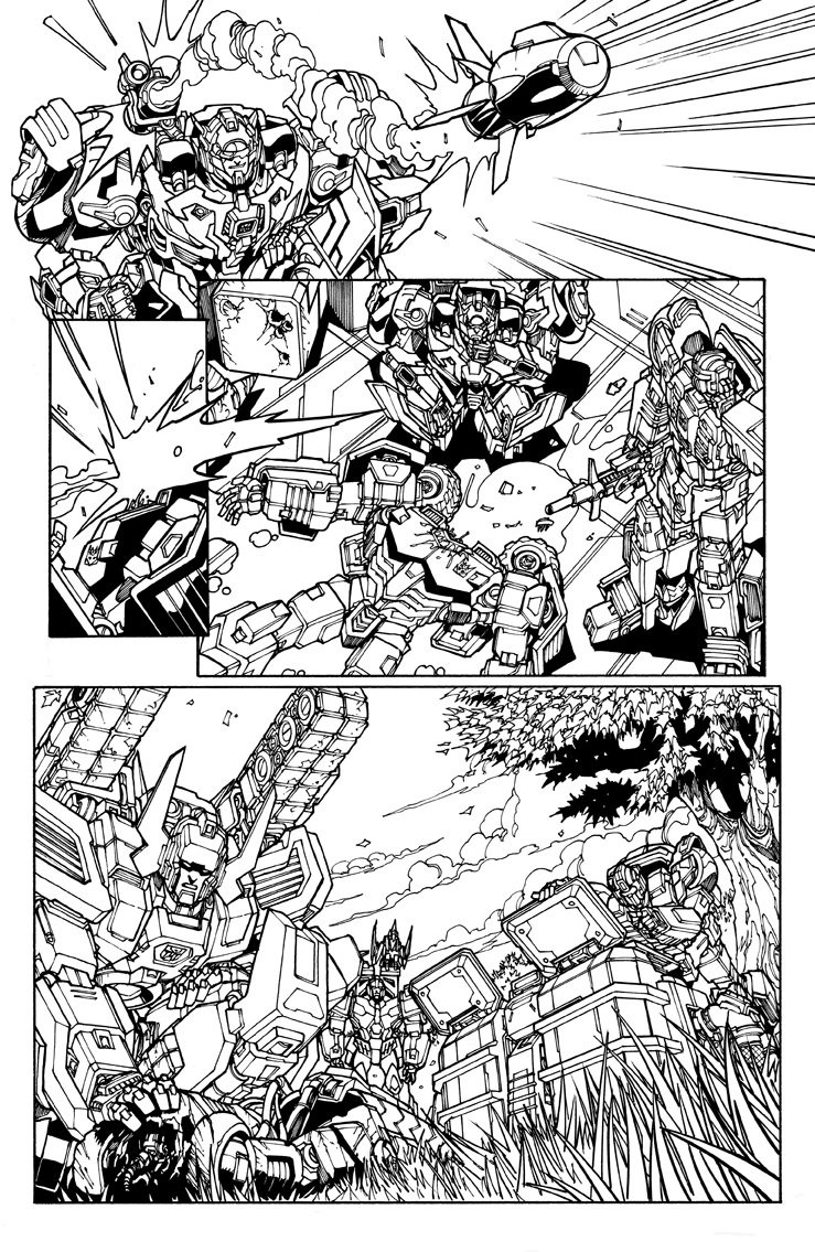 Transformers News: Variant Cover for IDW Transformers: Lost Light #14 by Cahill / Bennett, plus Milne Lineart for #13