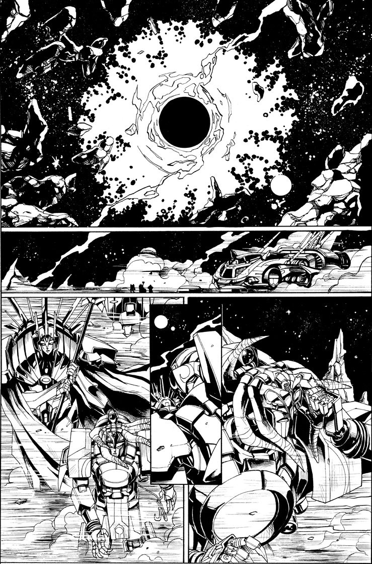 Transformers News: IDW Art: Magrada, Wraith Stardrive Hybrid, More, by Kei Zama and Alex Milne