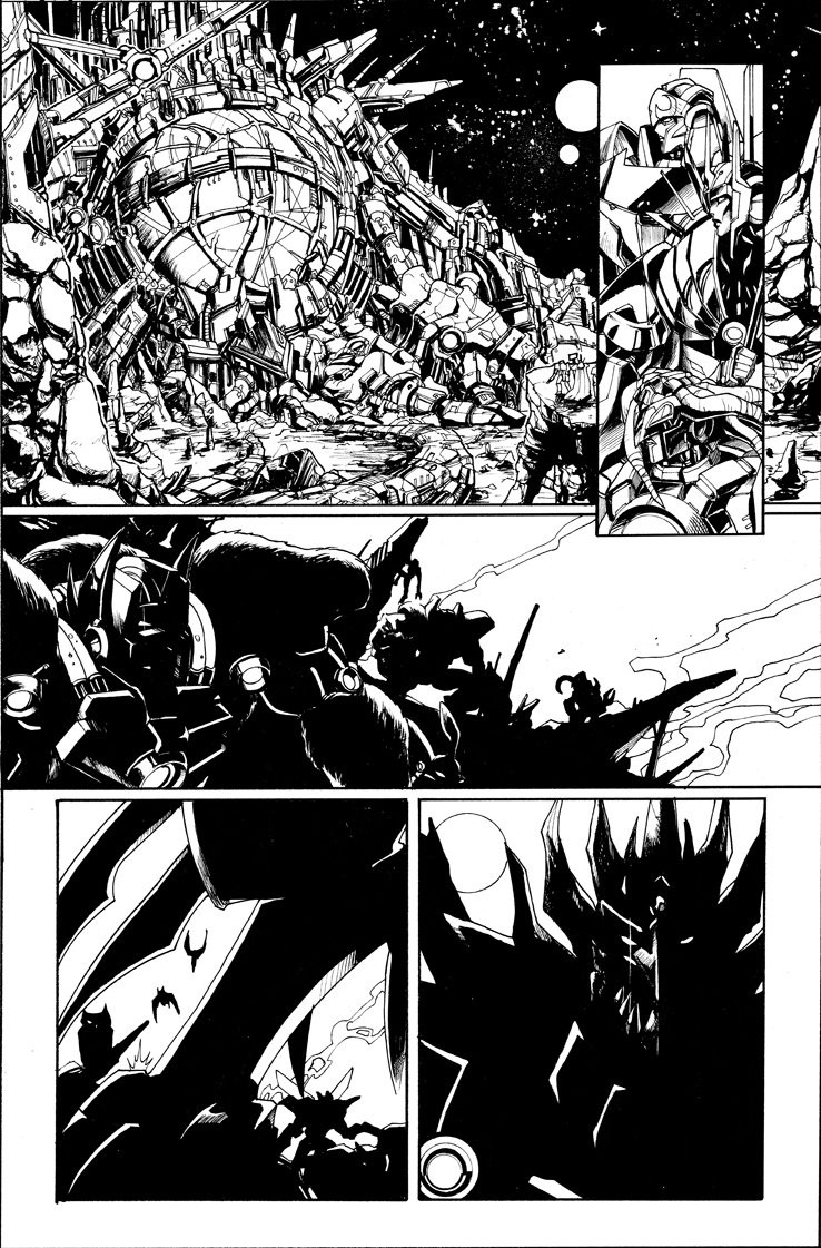 Transformers News: IDW Art: Magrada, Wraith Stardrive Hybrid, More, by Kei Zama and Alex Milne