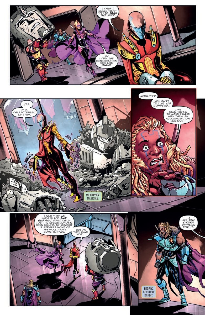 Transformers News: Three-Page Preview for IDW Transformers vs Visionaries #2