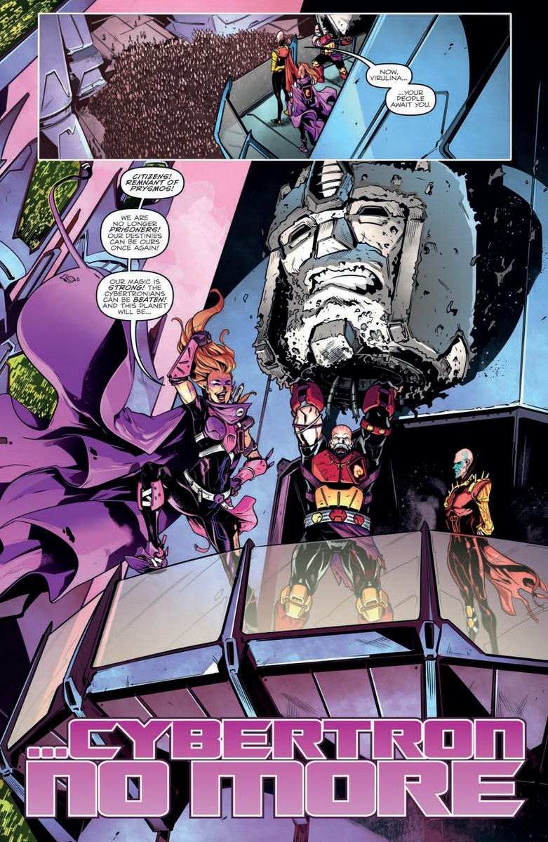 Transformers News: Three-Page Preview for IDW Transformers vs Visionaries #2