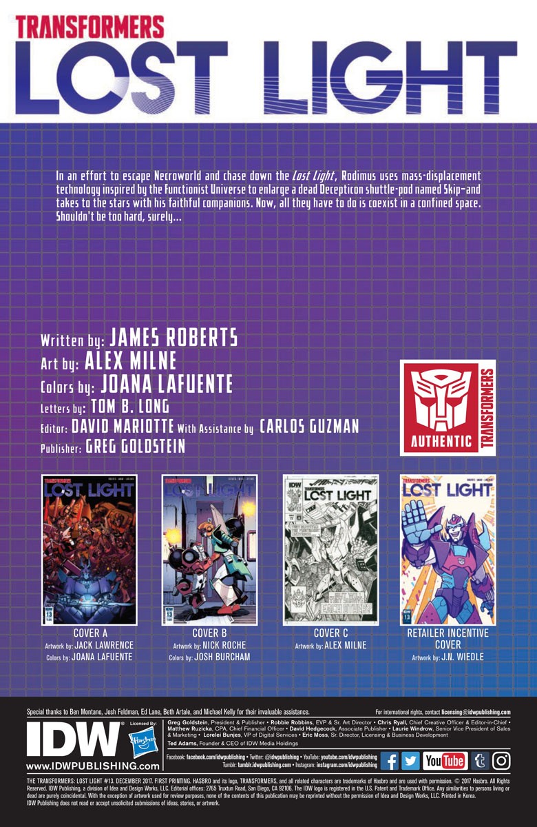Transformers News: IDW Transformers: Lost Light #13 Full Preview Transformers News: IDW Transformers: Lost Light #13 Full Preview