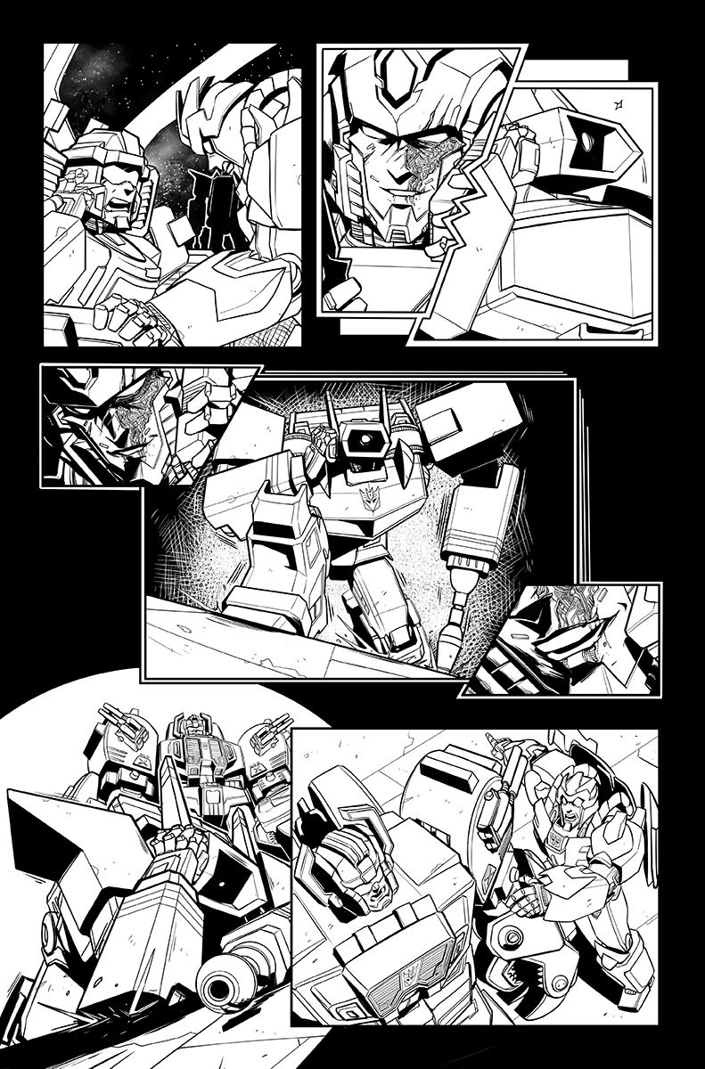 Transformers News: IDW Transformers: Lost Light #14 Art Process by Sara Pitre Durocher