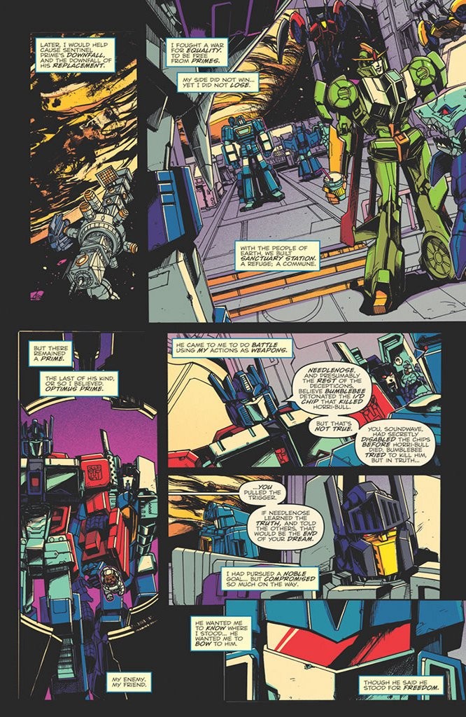 Transformers News: iTunes Preview for IDW Transformers Optimus Prime #16