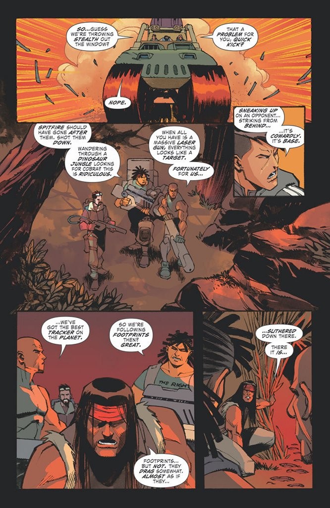 Transformers News: Three-Page Preview for IDW Hasbro Universe: Scarlett's Strike Force #3