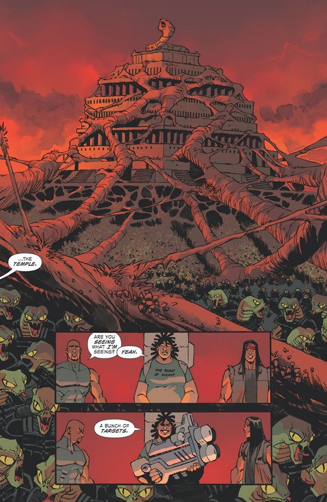Transformers News: Three-Page Preview for IDW Hasbro Universe: Scarlett's Strike Force #3