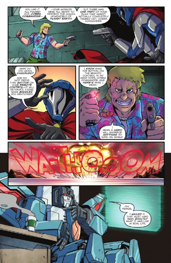Transformers News: Full Preview for IDW Transformers Optimus Prime Annual 2018 - Thundercracker in Starscream: The Movi