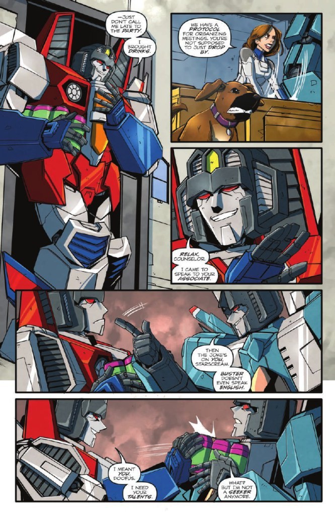 Transformers News: Full Preview for IDW Transformers Optimus Prime Annual 2018 - Thundercracker in Starscream: The Movi