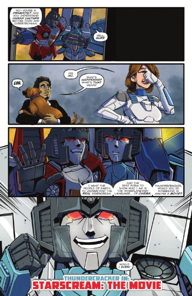 Transformers News: Full Preview for IDW Transformers Optimus Prime Annual 2018 - Thundercracker in Starscream: The Movi