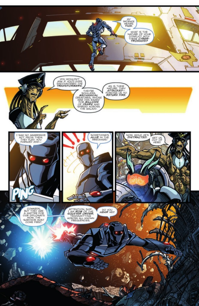 Transformers News: Full Preview for IDW Rom Vs Transformers: Shining Armor TPB