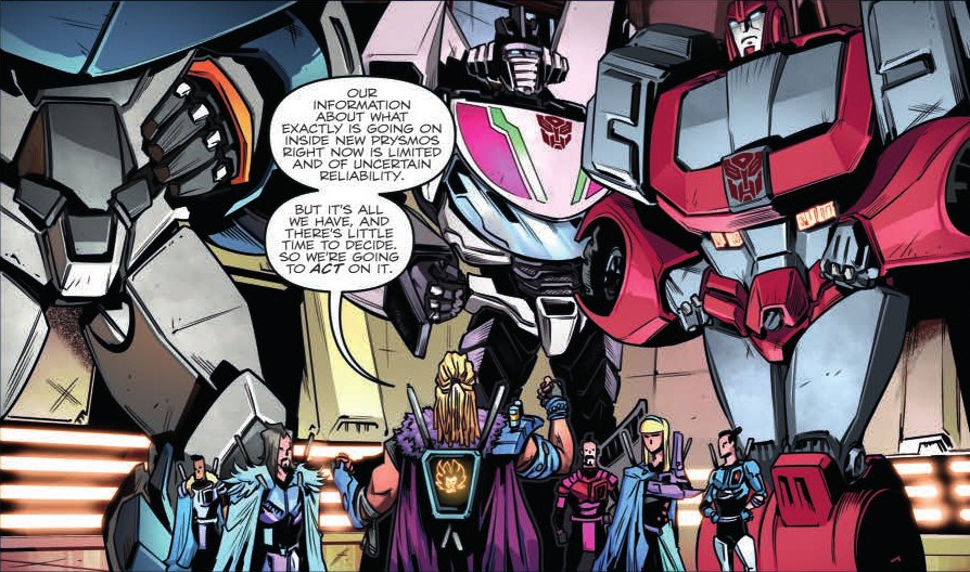 Transformers News: Mini-Review of IDW Transformers vs Visionaries #3